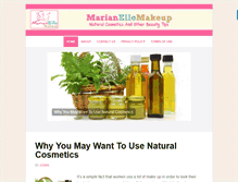 Tablet Screenshot of marianellomakeup.com